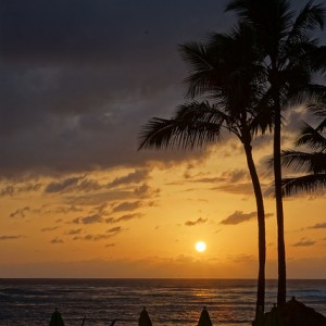 Sunset on Kauai, Hawaii. I lived here for 3 years.